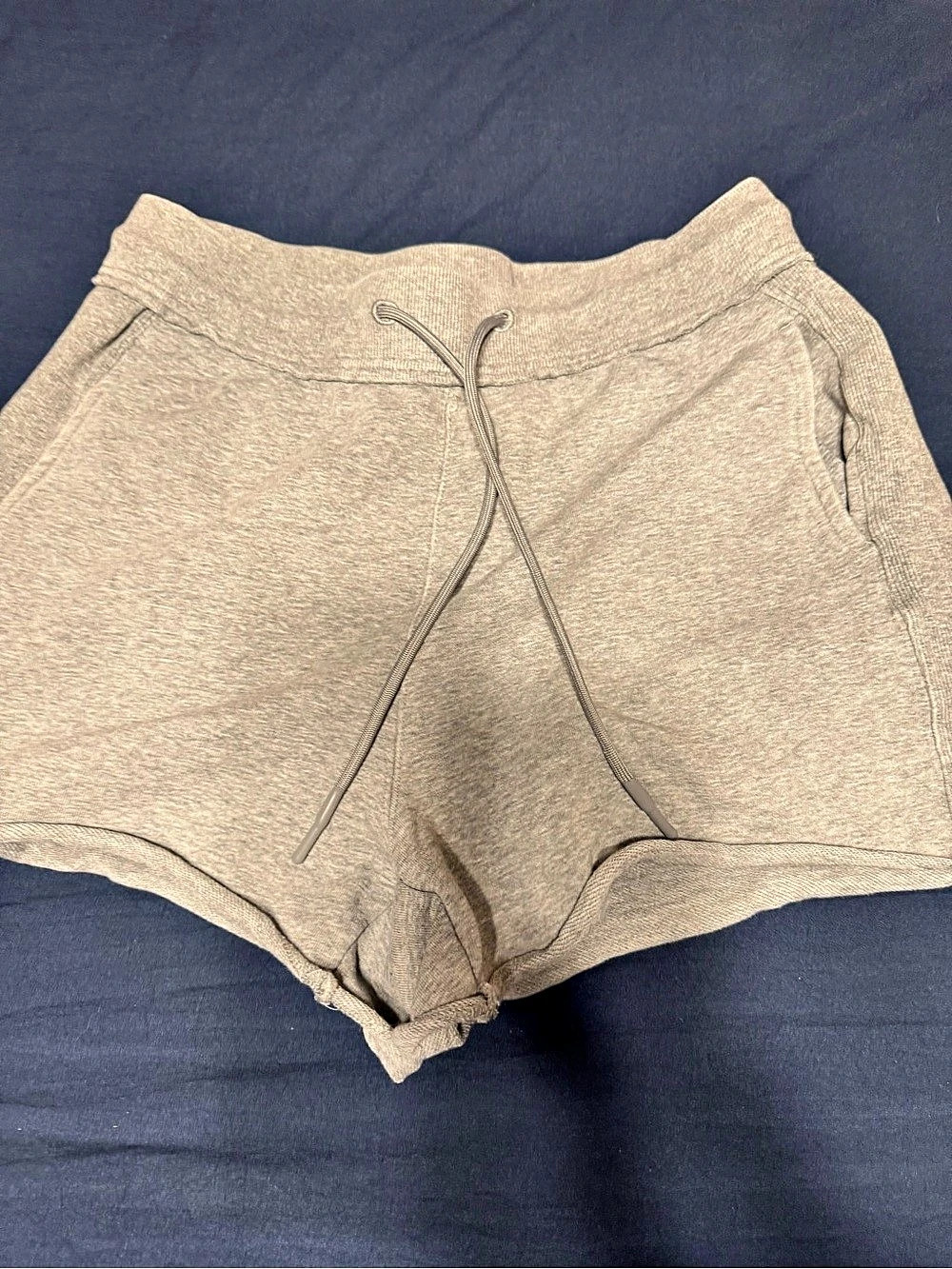 Women's Gray Athletic Shorts Large
